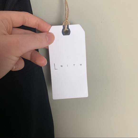 NWT Black Leith Noir Lace Up Bodycon Dress - Picture 7 of 14